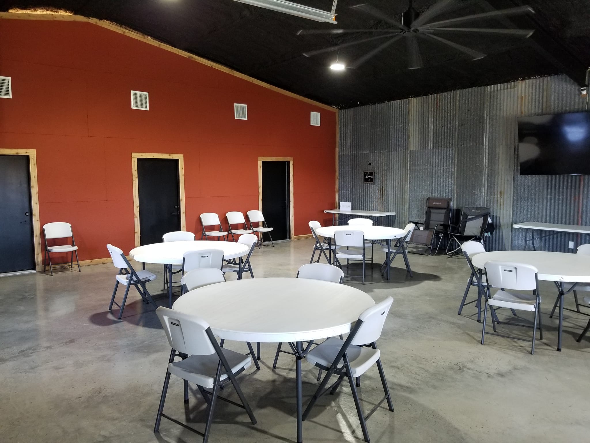 Clubhouse Interior - Tables and Seating